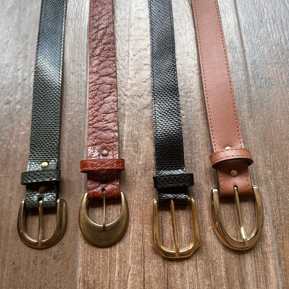 4 beautiful vintage vibe belts! $5 for each. Fits pant sizes 0-8